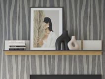 Étagère MODO 150 cm chêne artisan/blanc alpin