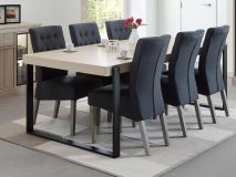 Table repas ORANO 225 cm orme pieds U