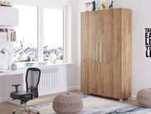 Lit escamotable TEMA 120x200 cm chêne doré