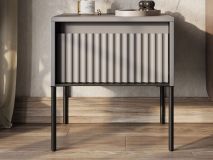 Table de chevet TRAINING 1 tiroir gris