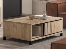 Table basse rectangulaire TRAVIRIS 1 tiroir 125 cm castella