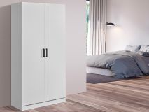Armoire WILLY 2 portes blanc