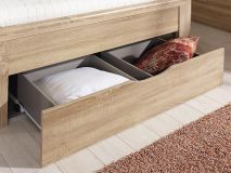 Lot de 3 tiroirs RIGA 140x200 sonoma