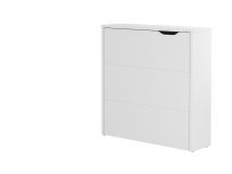 Bureau escamotable CONCEPTION SLIM blanc gauche