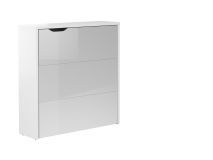 Bureau escamotable CONCEPTION SLIM blanc brillant droite