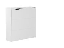 Bureau escamotable CONCEPTION SLIM blanc droite