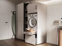 Meuble WASHING 1 machine LARGE cachemire