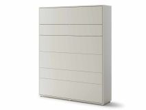 Lit mural escamotable CONCEPTION PRO 160x200 cm cachemire (vertical) avec matelas