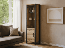 Colonne OLIANNE 2 portes chêne naturel