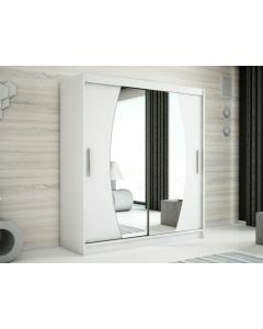 Armoire ELYCOPTER 2 portes coulissantes 180 cm blanc