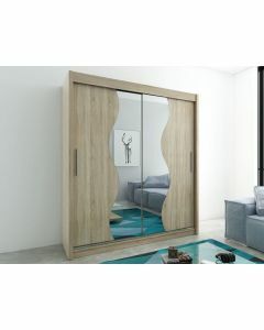 Armoire MADERA 2 portes coulissantes 200 cm sonoma