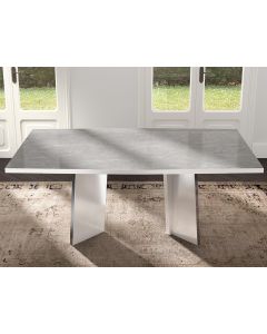 Miroir rectangulaire MIRAS 138 cm marbre gris