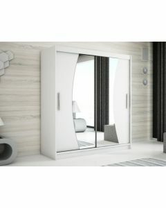 Armoire WAVRE 2 portes coulissantes 180 cm blanc