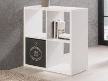 Bibliothèque MAXIM 4 niches (72 cm) blanc