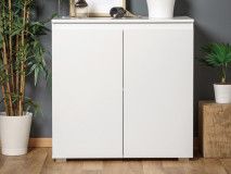 Commode IMANO 2 portes blanc