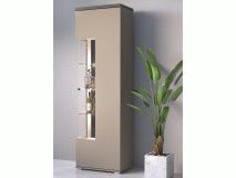 Colonne SERRIE 1 porte anthracite/taupe