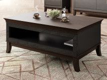 Table basse TIROSA 120 cm chêne chocolat