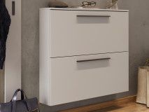 Meuble à chaussures UTANA 2 portes 100 cm cachemire