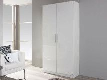 Armoire penderie MINOTOR 2 portes blanc