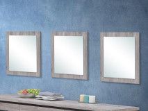 Lot de 3 miroirs ELINA chêne gris