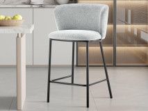 Tabouret de bar ARTOS gris clair