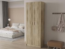 Armoire de rangement ESPACITO 2 portes sonoma (hauteur: 194 cm)
