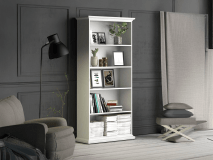 Bibliothèque PARO 5 niches blanc