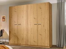 Armoire FLORILLA 4 portes 226 cm chêne artisan