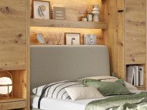 Tête de lit CONCEPTION PRO 140 cm beige