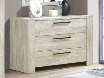 Commode IVAN 3 portes chêne plage