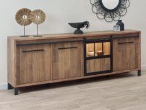 Buffet/bahut ALCANTARA 4 portes old teck