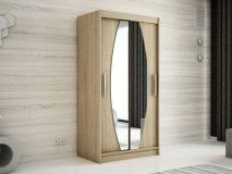 Armoire ELYCOPTER 2 portes coulissantes 120 cm sonoma