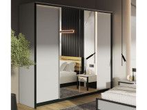 Armoire GRIZOU 4 portes gris