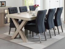 Table repas ORANO 184 cm orme pieds X