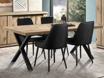 Table repas STEFALIS 170 cm chêne canyon