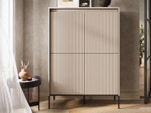 Armoire TRAINING 4 portes sable