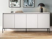 Buffet/bahut TRAINING 4 portes blanc