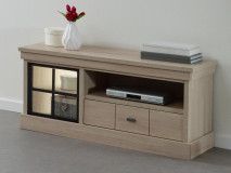 Meuble tv-hifi ORANO 1 porte 1 tiroir orme