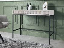 Console NORYA 2 tiroirs gris