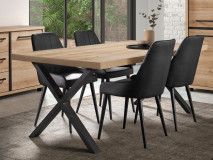 Table repas RIMINI 200 cm chêne arizona