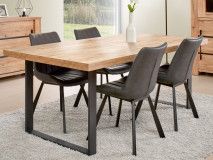 Table repas rectangulaire OTTIZ 230 cm chêne scarlet