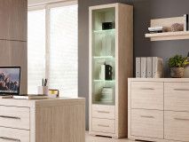 Colonne VEIGAR 1 porte 2 tiroirs santana clair