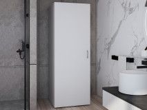 Armoire buanderie WASHING 1 porte blanc