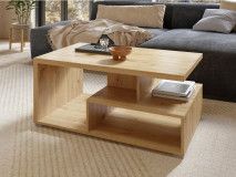 Table basse SERRIE cachemire/chêne carpenter