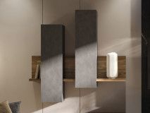 Armoire murale BOTSWANA 2 portes matera/chêne appenzeller