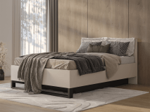 Lit HAMETTE 160x200 cm cachemire