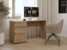 Bureau CROSSAIR 130 cm chêne wotan