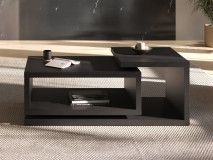 Table basse rectangulaire BOTSWANA 120 cm noir