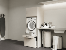 Meuble WASHING 1 machine cachemire avec 1 surmeuble