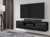 Meuble tv-hifi AUREO 3 portes 150 cm sahara